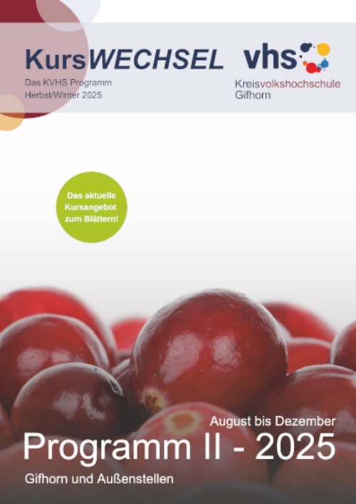 Titelblatt Programmheft KVHS Gifhorn