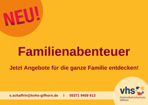 Familienabenteuer. Jetzt Angebite für die ganze Familie entdecken!