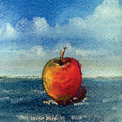 Inselapfel, 2015, Pastell auf Papier, 16,5 x 21,5 cm