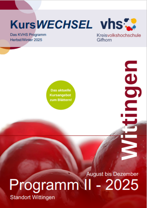 Titelblatt Programmheft KVHS Wittingen